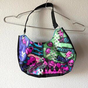 Monster High skull print mini handbag purse bag y2k 2000s